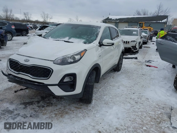 2022 Kia Sportage LX with VIN KNDPMCACXN7983264, listed as a IAAI auction lot 41621970 with 59,237 mi miles and . Bid and sale history available at carsss.com. Image 18.