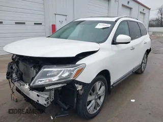 2013 Nissan Pathfinder SV with VIN 5N1AR2MM7DC680238, listed as a IAAI auction lot 41180689 with 178,365 mi miles. Bid and sale history available at carsss.com. Image 18.