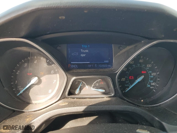 2013 Ford Focus SE with VIN 1FADP3K28DL154995, listed as a Copart auction lot 50069935 with 151,500 mi miles and Salvage Title. Bid and sale history available at carsss.com. Image 9.