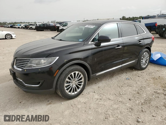 2016 Lincoln MKX Select with VIN 2LMTJ6KR3GBL24366, listed as a Copart auction lot 49454575 with 181,060 mi miles and Salvage Title. Bid and sale history available at carsss.com. Image 1.