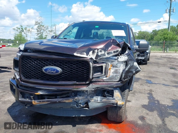 2018 Ford F-150 XL with VIN 1FTEX1EP4JFE00607, listed as a IAAI auction lot 42258768 with 89,273 mi miles and . Bid and sale history available at DreamBid. Image 6.