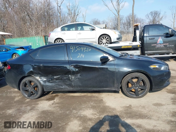 2015 Dodge Dart SXT with VIN 1C3CDFBB4FD180656, listed as a IAAI auction lot 41504520 with 105,525 mi miles. Bid and sale history available at carsss.com. Image 13.