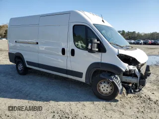 2023 Ram ProMaster Cargo with VIN 3C6LRVDG4PE545506, listed as a Copart auction lot 45299735 with 16,783 mi miles and Salvage Title. Bid and sale history available at carsss.com. Image 4.