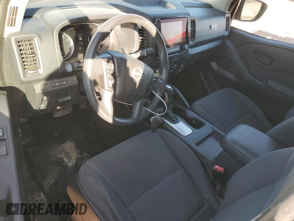 2022 Nissan Frontier S with VIN 1N6ED1CL7NN651980, listed as a Copart auction lot 47671455 with 57,673 mi miles and Salvage title. Bid and sale history available at DreamBid. Image 7.