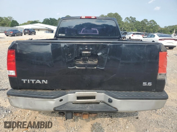 2010 Nissan Titan S with VIN 1N6AA0CH8AN321630, listed as a Copart auction lot 58354525 with 190,570 mi miles and Salvage title. Bid and sale history available at DreamBid. Image 6.