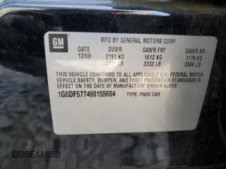 2009 Cadillac CTS RWD w/1SA with VIN 1G6DF577490155604, listed as a Copart auction lot 72563784 with 108,137 mi miles and Salvage Title. Bid and sale history available at carsss.com. Image 13.