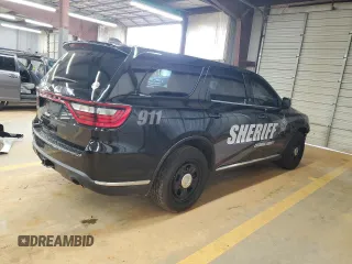 2022 Dodge Durango Pursuit with VIN 1C4SDJFT6NC197735, listed as a Copart auction lot 49824055 with 43,817 mi miles and Salvage title. Bid and sale history available at DreamBid. Image 3.
