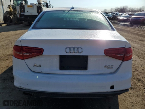 2014 Audi A4 Premium с VIN WAUBFAFL9EN035304, выставлен на аукционе Copart как лот 50780265 с пробегом 123 464 миль миль и Чистый • Clean title. История ставок и продаж доступна на DreamBid. Изображение 6.