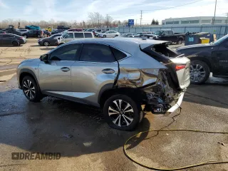 2018 Lexus NX with VIN JTJBARBZ8J2175024, listed as a Copart auction lot 44782455 with 33,316 mi miles and Salvage Title. Bid and sale history available at carsss.com. Image 2.
