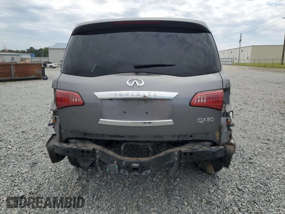 2016 Infiniti QX80 z VIN JN8AZ2NE3G9121495, wystawiony jako Copart lot #55489125 z przebiegiem 114 032 mil mil oraz Szkoda całkowita • Salvage title. Historia ofert i sprzedaży dostępna na DreamBid. Obrazek 6.