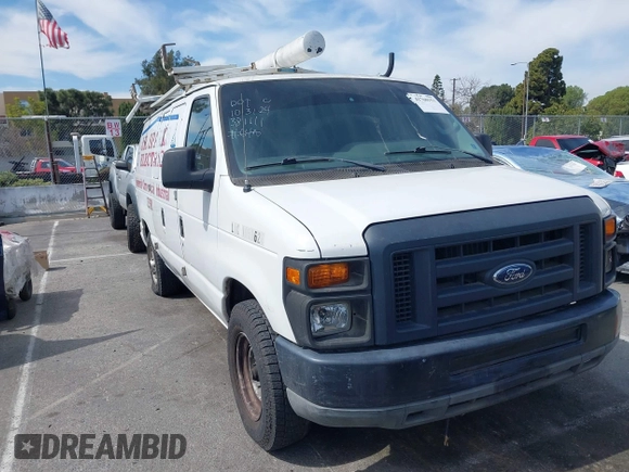 2012 Ford Econoline Cargo Commercial with VIN 1FTNE1EW5CDA10420, listed as a IAAI auction lot 41760151 with 248,358 mi miles and . Bid and sale history available at carsss.com. Image 1.