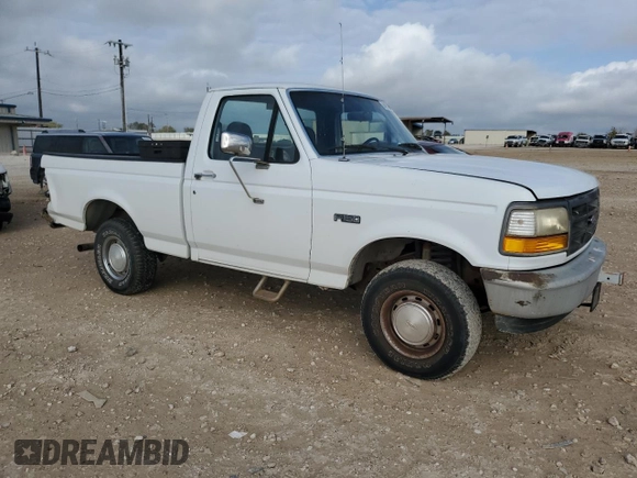 1996 Ford F-150 Special with VIN 1FTEF15YXTLA98806, listed as a Copart auction lot 84652494 with 147,818 mi miles and Salvage Title. Bid and sale history available at carsss.com. Image 4.