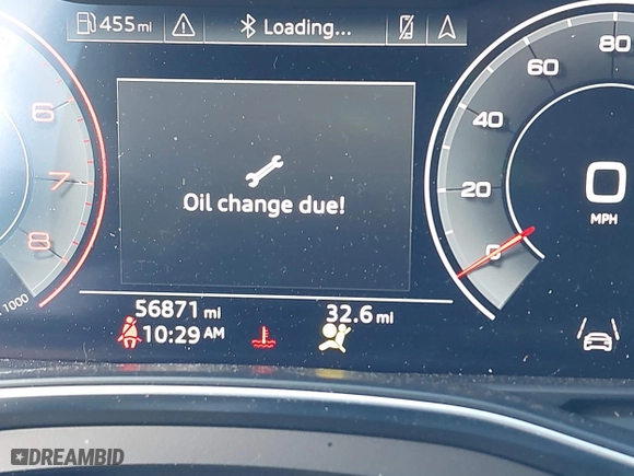 2019 Audi A7 Premium Plus with VIN WAUU2AF27KN116258, listed as a IAAI auction lot 41884777 with 56,871 mi miles. Bid and sale history available at carsss.com. Image 15.