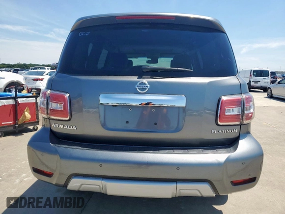 2017 Nissan Armada Platinum z VIN JN8AY2NF4H9303560, wystawiony jako Copart lot #59197835 z przebiegiem 170 261 mil mil oraz Czysty tytuł • Clean title. Historia ofert i sprzedaży dostępna na DreamBid. Obrazek 6.