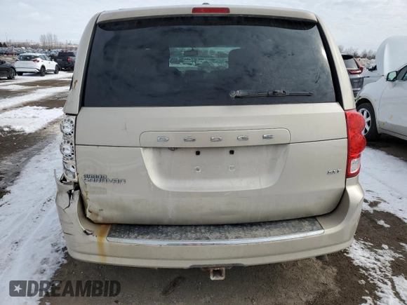 2014 Dodge Grand Caravan SE 30th Anniversary with VIN 2C4RDGBG8ER110502, listed as a Copart auction lot 45541875 with Not Provided miles and Salvage Title. Bid and sale history available at DreamBid. Image 6.