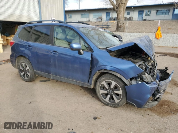 2017 Subaru Forester Premium with VIN JF2SJAEC3HH808193, listed as a Copart auction lot 87382424 with 97,346 mi miles and Salvage Title. Bid and sale history available at DreamBid. Image 4.