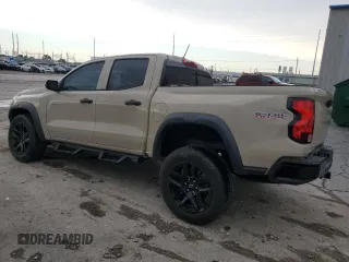 2023 Chevrolet Colorado 4WD Trail Boss with VIN 1GCPTEEK2P1131528, listed as a Copart auction lot 61356945 with 17,452 mi miles and Salvage title. Bid and sale history available at DreamBid. Image 2.