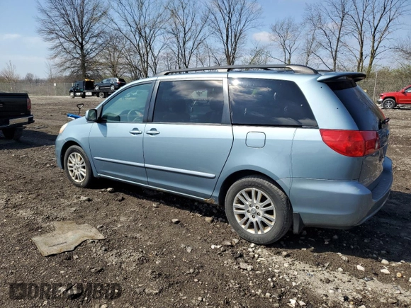 2008 Toyota Sienna XLE with VIN 5TDZK22C08S191089, listed as a Copart auction lot 51971095 with Not Provided miles and Salvage Title. Bid and sale history available at DreamBid. Image 2.