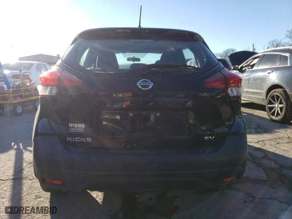 2018 Nissan Kicks SR with VIN 3N1CP5CU2JL515710, listed as a Copart auction lot 88911005 with 153,341 mi miles and Salvage Title. Bid and sale history available at carsss.com. Image 6.