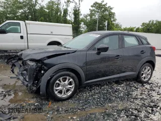 2017 Mazda CX-3 Sport z VIN JM1DKFB73H0177274, wystawiony jako Copart lot #58242955 z przebiegiem 72 381 mil mil oraz Szkoda całkowita • Salvage title. Historia ofert i sprzedaży dostępna na DreamBid. Obrazek 1.