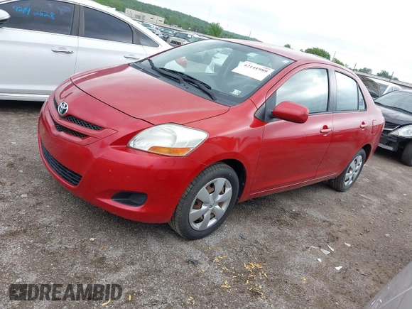 2008 Toyota Yaris with VIN JTDBT923981287730, listed as a IAAI auction lot 42141989 with 206,377 mi miles. Bid and sale history available at carsss.com. Image 2.