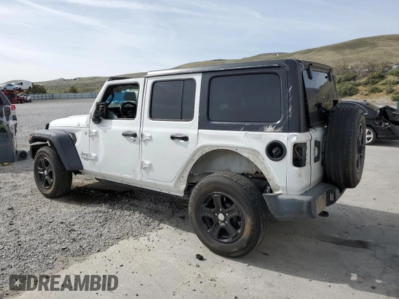 2021 Jeep Wrangler Unlimited Sport S z VIN 1C4HJXDN9MW625689, wystawiony jako Copart lot #54601735 z przebiegiem 82 392 mil mil oraz Szkoda całkowita • Salvage title. Historia ofert i sprzedaży dostępna na DreamBid. Obrazek 2.