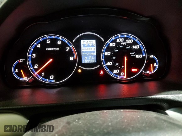 2007 Acura TSX w/Navigation with VIN JH4CL959X7C019694, listed as a Copart auction lot 83245584 with 199,386 mi miles and Salvage title. Bid and sale history available at DreamBid. Image 9.
