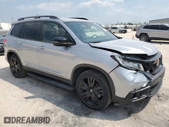 2021 Honda Passport Touring с VIN 5FNYF7H96MB005515, выставлен на аукционе Copart как лот 68536794 с пробегом 30 043 миль миль и Списание • Salvage title. История ставок и продаж доступна на DreamBid. Изображение 4.