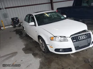 2008 Audi A4 2.0T with VIN WAUDF78E78A083261, listed as a IAAI auction lot 41529156 with 102,319 mi miles. Bid and sale history available at carsss.com. Image 1.