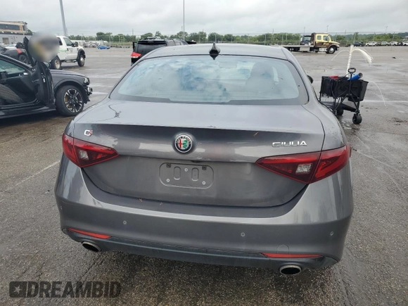 2017 Alfa Romeo Giulia with VIN ZARFAEDN8H7546578, listed as a Copart auction lot 65207855 with 59,221 mi miles and Clean title. Bid and sale history available at DreamBid. Image 6.