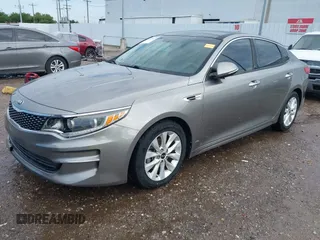 2016 Kia Optima EX with VIN 5XXGU4L39GG107329, listed as a IAAI auction lot 42455013 with 109,364 mi miles and . Bid and sale history available at DreamBid. Image 19.