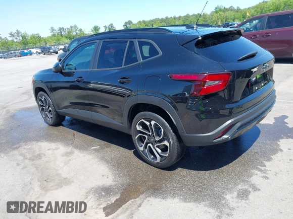 2024 Chevrolet Trax 2RS with VIN KL77LJE25RC062976, listed as a IAAI auction lot 42044505 with 21,306 mi miles and . Bid and sale history available at DreamBid. Image 3.