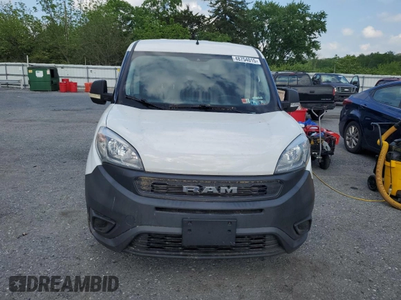 2019 Ram ProMaster City Cargo Tradesman z VIN ZFBHRFAB6K6M81516, wystawiony jako Copart lot #48754015 z przebiegiem 57 342 mil mil oraz Szkoda całkowita • Salvage title. Historia ofert i sprzedaży dostępna na DreamBid. Obrazek 5.