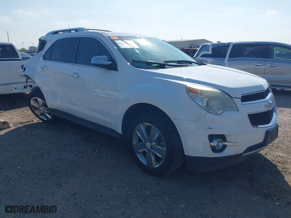 2012 Chevrolet Equinox LTZ with VIN 2GNALFEK4C1338610, listed as a IAAI auction lot 41884959 with 165,560 mi miles. Bid and sale history available at carsss.com. Image 1.