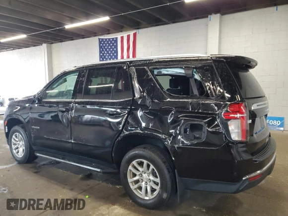 2022 Chevrolet Tahoe LT z VIN 1GNSKNKD0NR196614, wystawiony jako Copart lot #57806285 z przebiegiem 25 706 mil mil oraz Szkoda całkowita • Salvage title. Historia ofert i sprzedaży dostępna na DreamBid. Obrazek 2.