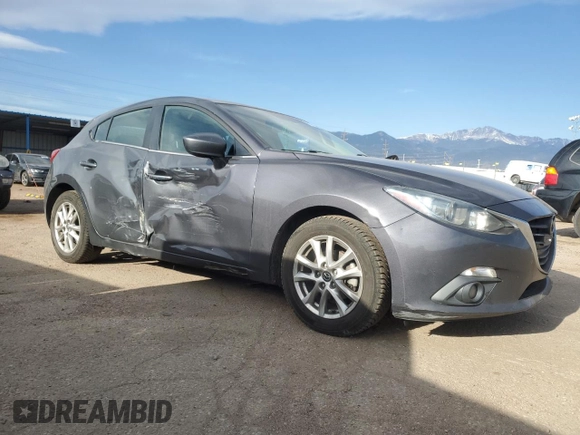2015 Mazda 3 i Touring with VIN 3MZBM1L74FM166021, listed as a Copart auction lot 53282395 with 127,528 mi miles and Salvage Title. Bid and sale history available at DreamBid. Image 4.