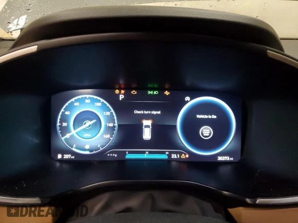 2023 Hyundai Santa Fe Calligraphy with VIN 5NMS5DAL0PH656445, listed as a Copart auction lot 53157305 with 30,373 mi miles and Salvage title. Bid and sale history available at DreamBid. Image 9.