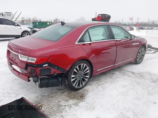 2018 Lincoln Continental Select with VIN 1LN6L9SK1J5617315, listed as a IAAI auction lot 41327631 with 38,167 mi miles. Bid and sale history available at carsss.com. Image 4.