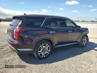 2024 Hyundai Palisade Limited z VIN KM8R5DGE0RU762098, wystawiony jako Copart lot #49864755 z przebiegiem 1 003 mil mil oraz Szkoda całkowita • Salvage title. Historia ofert i sprzedaży dostępna na DreamBid. Obrazek 3.