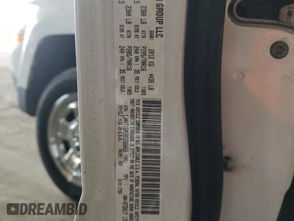 2011 Jeep Patriot Sport с VIN 1J4NT1GA5BD288069, выставлен на аукционе Copart как лот 61405525 с пробегом 183 788 миль миль и Чистый • Clean title. История ставок и продаж доступна на DreamBid. Изображение 13.