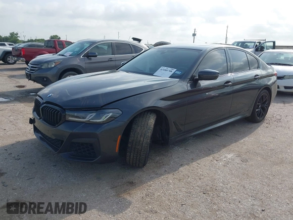 2021 BMW 5 Series 540i with VIN WBA53BJ03MCG98664, listed as a IAAI auction lot 42488708 with 64,101 mi miles and . Bid and sale history available at DreamBid. Image 16.