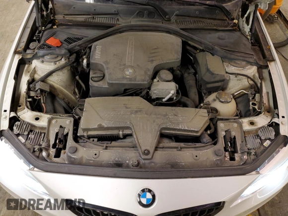 2015 BMW 2 Series 228i with VIN WBA1F5C53FV343580, listed as a Copart auction lot 84035754 with 63,537 mi miles and Salvage Title. Bid and sale history available at carsss.com. Image 12.