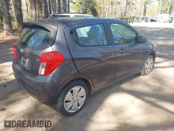 2016 Chevrolet Spark LS with VIN KL8CB6SA2GC567778, listed as a IAAI auction lot 41929334 with 143,513 mi miles. Bid and sale history available at carsss.com. Image 4.