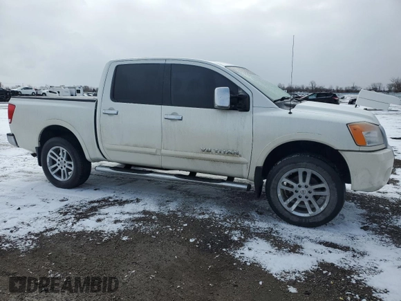 2013 Nissan Titan S with VIN 1N6AA0EC6DN314844, listed as a Copart auction lot 49824205 with 222,179 mi miles and Clean Title. Bid and sale history available at DreamBid. Image 4.