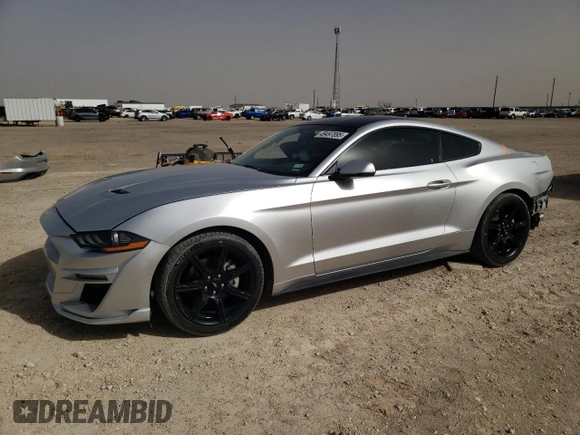 2019 Ford Mustang EcoBoost with VIN 1FA6P8TH7K5174844, listed as a Copart auction lot 49497895 with 73,107 mi miles and Salvage Title. Bid and sale history available at carsss.com. Image 1.