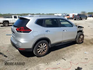2019 Nissan Rogue SV with VIN KNMAT2MT0KP525548, listed as a Copart auction lot 49007295 with 91,305 mi miles and Non Repairable. Bid and sale history available at DreamBid. Image 3.