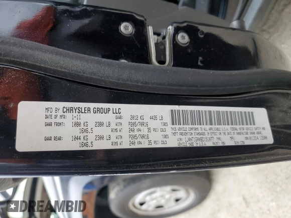 2011 Jeep Patriot Sport with VIN 1J4NT1GAXBD151077, listed as a Copart auction lot 51046575 with 91,828 mi miles and Clean Title. Bid and sale history available at carsss.com. Image 13.