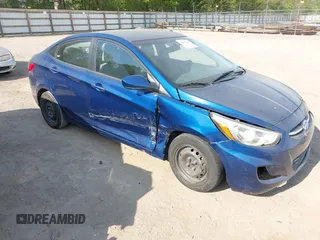 2016 Hyundai Accent SE with VIN KMHCT4AE6GU990270, listed as a IAAI auction lot 42063321 with 109,883 mi miles. Bid and sale history available at carsss.com. Image 6.
