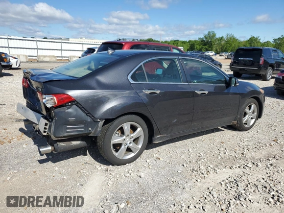 2011 Acura TSX with VIN JH4CU2F62BC018833, listed as a Copart auction lot 56911785 with 144,558 mi miles and Salvage title. Bid and sale history available at DreamBid. Image 3.