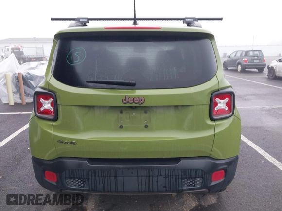 2016 Jeep Renegade Latitude with VIN ZACCJBBT6GPD56227, listed as a IAAI auction lot 41285549 with 107,906 mi miles and . Bid and sale history available at DreamBid. Image 17.